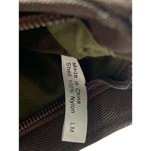 Vintage Avon Nylon Shoulder Bag Purse Bamboo Handle Brown - Picture 6 of 8